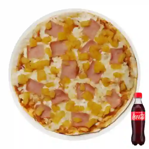 Combo Pizza Hawaiana + Coca-Cola Sabor Original 400 ml