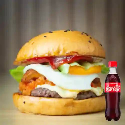 Combo Hamburguesa Criolla +Cocacola Orig 400ml