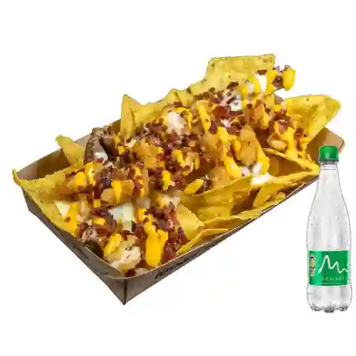 Combo Gratinado Mixto + Manantial Con Gas 600 ml
