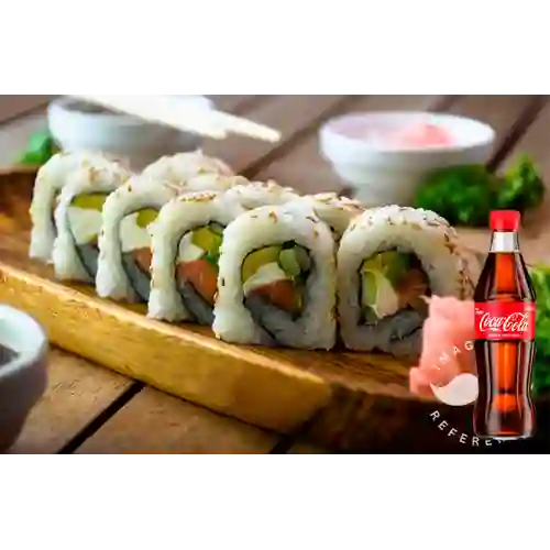 Combo Sushi Philadelphia + Coca Cola Original 300ML