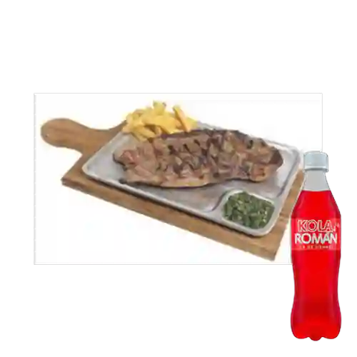 Combo Punta Gorda de Res + Kola Roman 350 ml