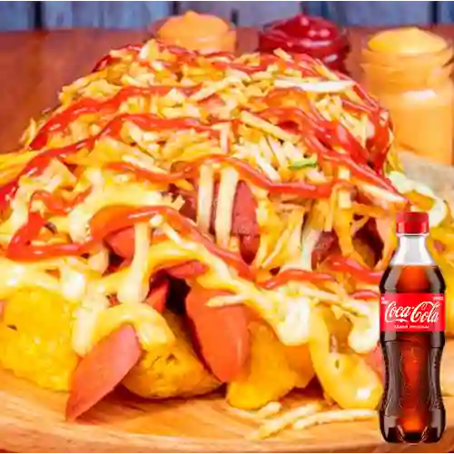 Combo Salchi Personal + Coca Cola Original 400 ml