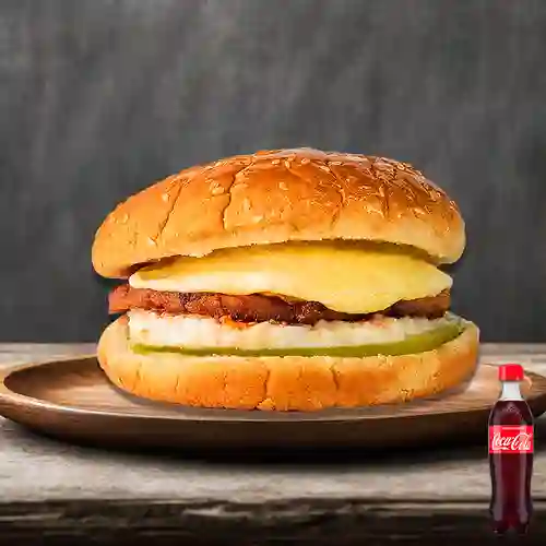 Combo Hamburguesa Sencilla +Cocacola Orig 400ml