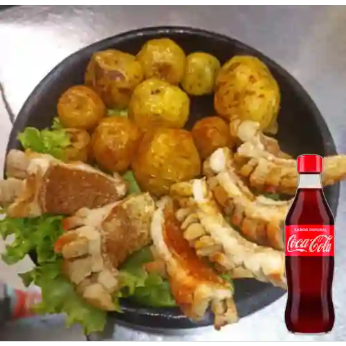 Combo Chicharron + Coca-Cola Sabor Original 350 ml