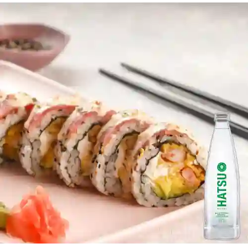 Combo Sushi de Langostino + Agua Hatsu con Gas 300 ml