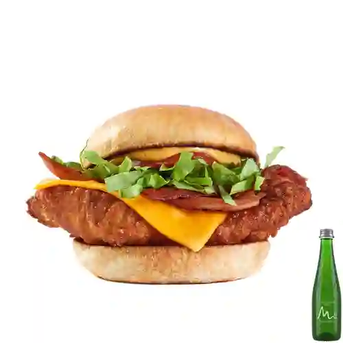 Combo Wood de Pollo + Manantial Con Gas 300ML
