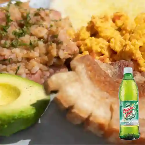 Combo Calentado Montañero +Canada Dry Ginger Ale 300ml