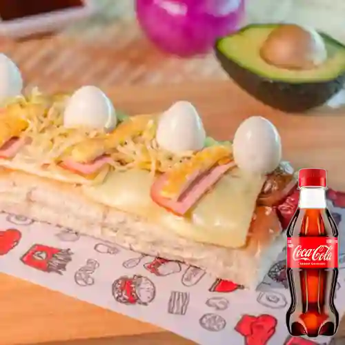 Combo Perro Americano Ranchero +Cocacola Orig 250ML