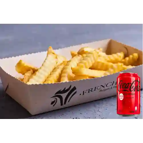 Combo Papas a la Francesa + Coca Cola Sin Azúcar 330ML
