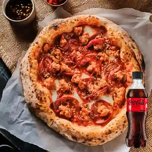 Combo Pizza Diavola + Coca Cola Sin Azúcar 400 ml