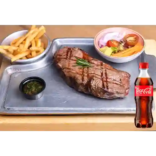 Combo Bife de Chorizo + Coca Cola Original 400 ml