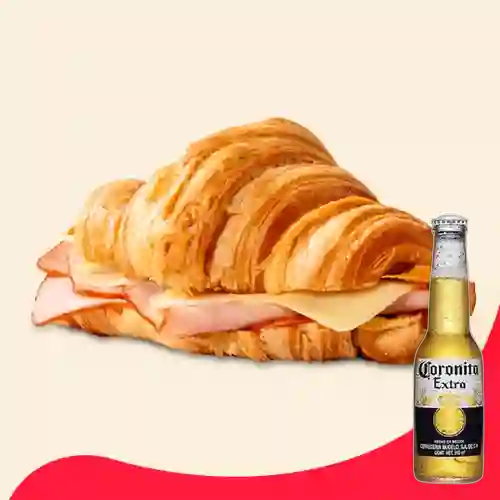 Combo Sanduche de Jamón&Queso + Coronita 210 Cc