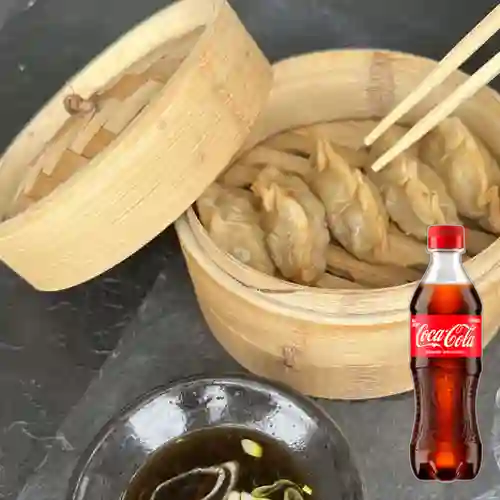 Combo Gyozas + Coca Cola Original 400 ml