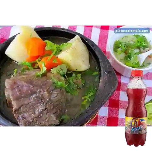 Combo Caldo de Costilla + Hit Mora 500 ml