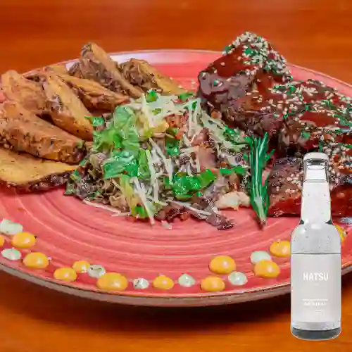 Combo Costillas Ahumadas Al Gril de 250 Gramos +Hatsu