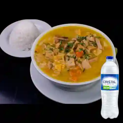 Combo Sopa de Mondongo + Cristal Sin Gas 600 ml