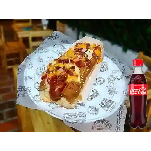 Combo Chori Perro + Coca-Cola Sabor Original 400 ml