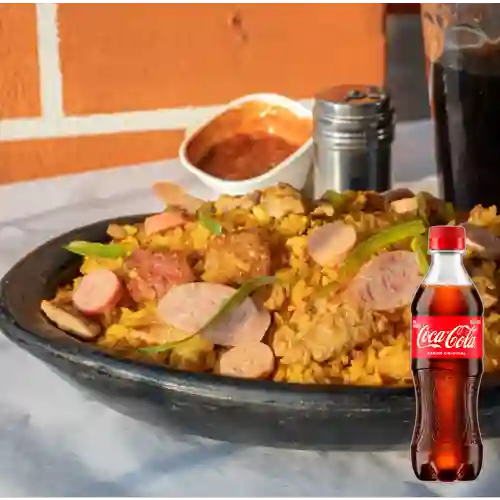 Combo Arroz Ranchero + Coca Cola Original 400 ml
