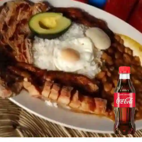 Combo Bandeja Típica Montañera + Coca-Cola 250 ml