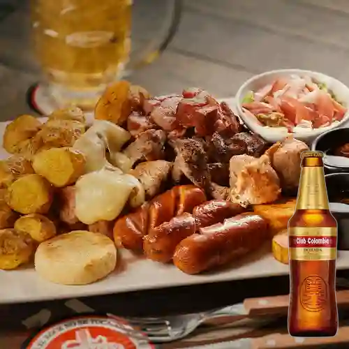 Combo Picada Mixta Personal +Club col. Dorada 350ml