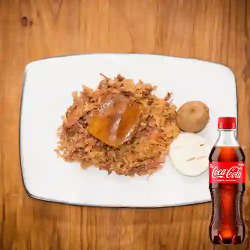 Combo Caja de Lechona +Cocacola 400ml Orig