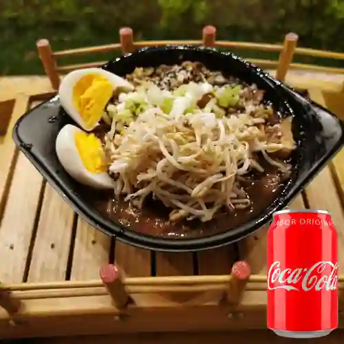 Combo Miso Ramen Pollo +Cocacola Orig 355ml