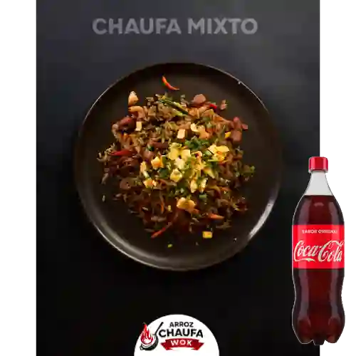 Combo Chaufa Mixto Mediano +Cocacola Orig 1.5l