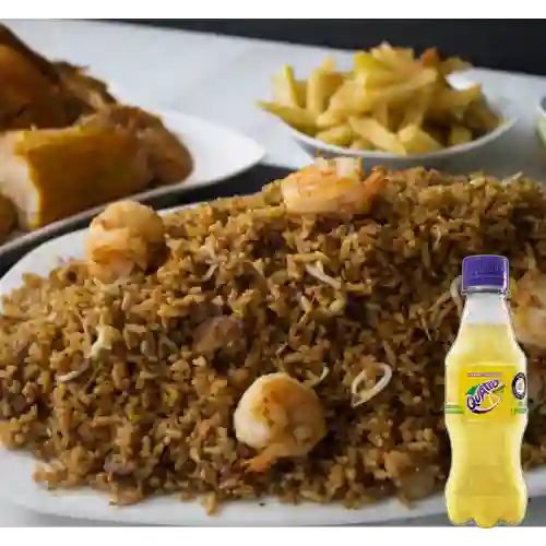 Combo Chow Fan de Res y Cerdo + Quatro Original 250ML