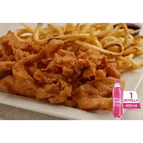 Combo Pechuguines + Postobón Manzana 400 ml