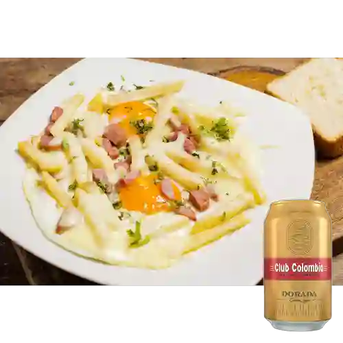 Combo Huevos Al Nido + Club col. Dorada Lta 330ml