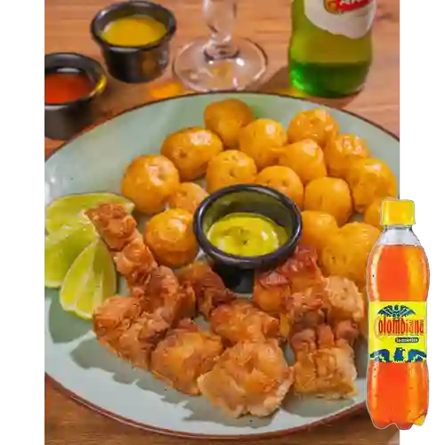 Combo Chicharrones + Colombiana 350 ml