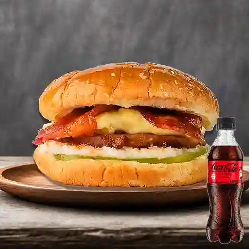 Combo Hamburguesa Especial +Cocacola S/az 400ml