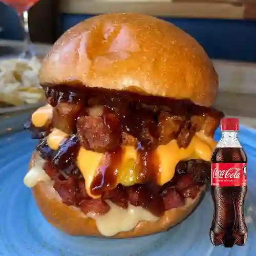 la Ganadora 2Puesto Burger Master +Cocacola Org 400ml
