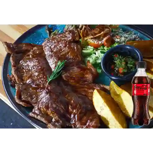 Combo Punta de Anca + Coca-Cola Sin Azúcar 400 ml