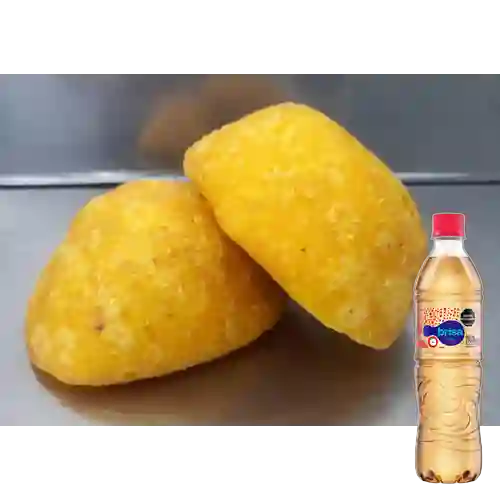Combo Pastel de Pollo + Brisa Saborizada Manzana 600ML