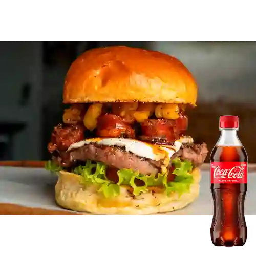 Combo Sweet Burger + Coca Cola Original 400 ml