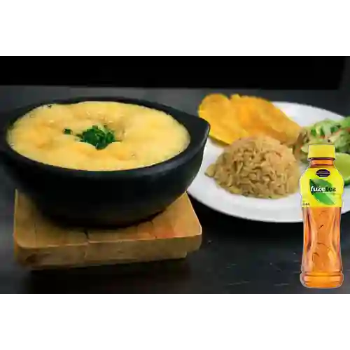 Combo Cazuela de Mariscos + Fuze Tea Limón 400ML