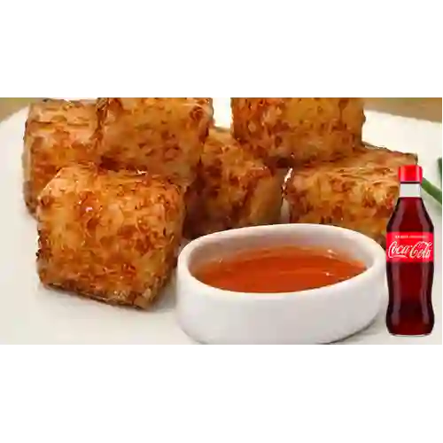 Combo Cubos de Queso + Coca-Cola Sabor Original 350 ml