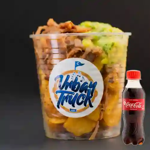 Combo Papas Locas c/ Carne +Cocacola Orig 200ml