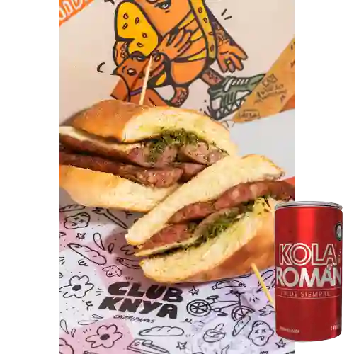 Combo Choripan Doble + Kola Román Original 235ML