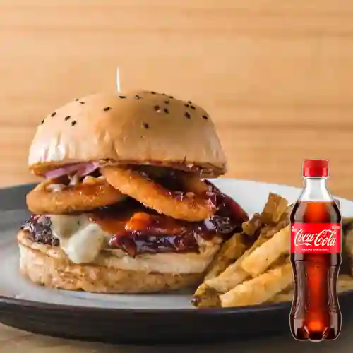 Combo Hamburguesa Bacon Honey + Coca-Cola Sabor Original 400 ml