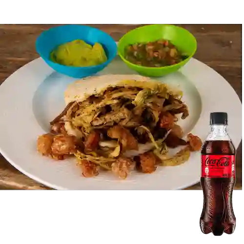 Combo Pipo con Todo + Coca Cola Sin Azúcar 400 ml