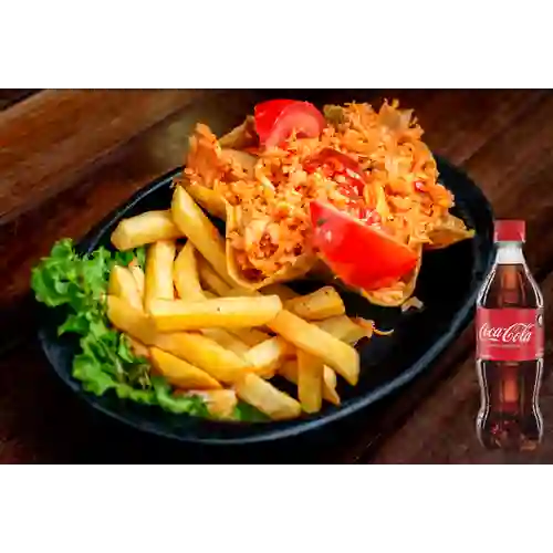 Combo 1/2 Arroz con Pollo + Coca Cola Original 600ML