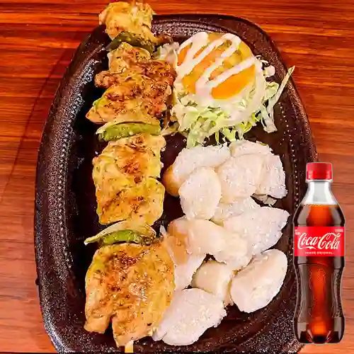 Combo Chuzo de Pollo + Coca Cola Original 400 ml