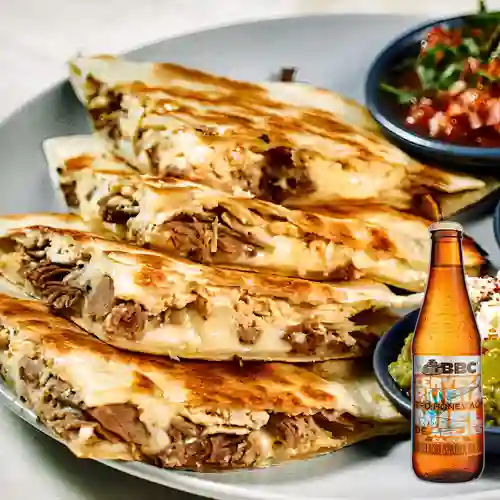 Combo Quesadillas + BBC Cajicá Miel 330 ml