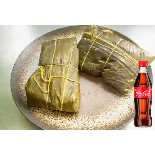 Combo Pasteles Costeños + Coca Cola Original 300ML