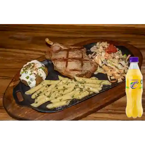 Combo Chuletón de Cerdo + Quatro Original 400ML