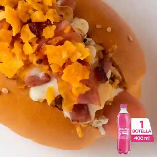Combo Perrito Costeñito + Manzana Postobón 400 ml