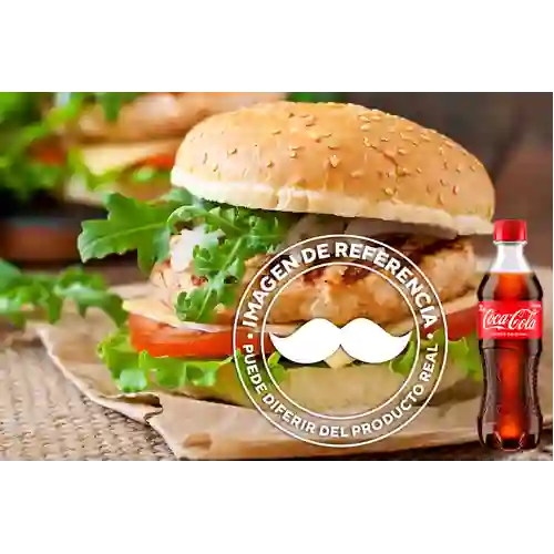 Combo Hamburguesa Doble Carne + Cocacola Orig 400ml