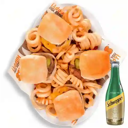 Combo Sliders + Schweppes Ginger Ale 300ML